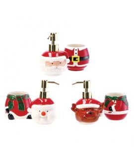 SET ACCESSORI BAGNO NATALIZI 2PZ 122325