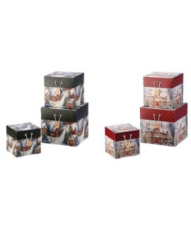 SET SCATOLE NATALE QUADR CH 3PZ 122426