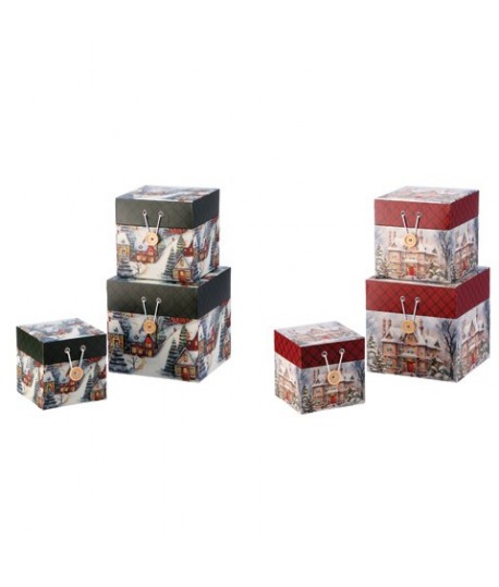 SET SCATOLE NATALE QUADR CH 3PZ 122426