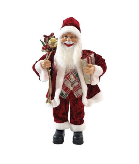 BABBO NATALE ROSSO CM30X20X85H 122546