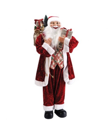 BABBO NATALE ROSSO CM,40X30X145H 122868