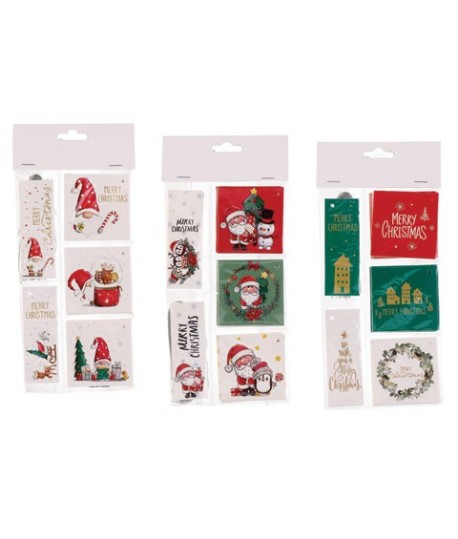 BIGLIETTI/TAG B.NATALE CM10 28PZ 123092