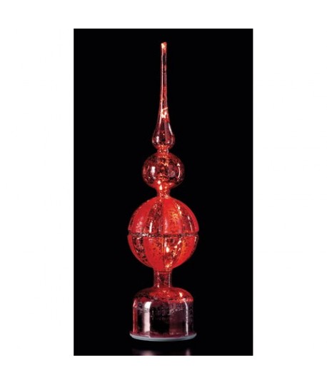 PUNTALE LED ROSSO AMBR. D8X40H 123356
