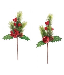 RAMETTO DEC.NATALE C/PICK CM27 124819