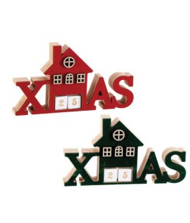 CASA-BUON NATALE-MDF/VELLUTO 13H 125403