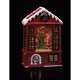 CASA LED NATALE C/MUSICA 14X22H 126368