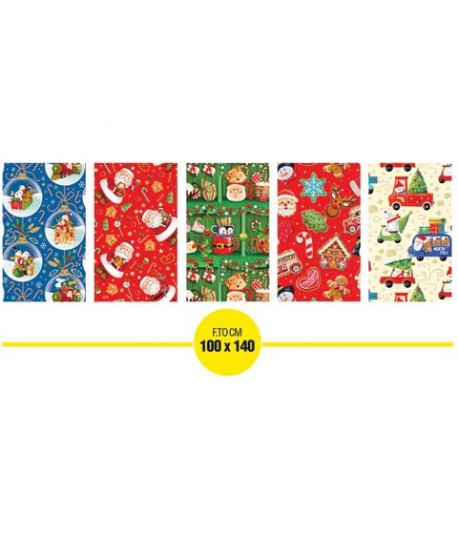 CARTA KART.100*140 NATALE S.CLAUS 50F 18