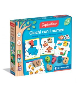 CLEMENTONI 16708 LEGNO GIOCHI CON NUMERI
