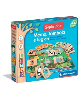 CLEMENTONI 16709 LEGNO MEMO & TOMBOLA
