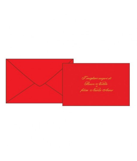 BIGLIETTO BN 9*14 ROSSO 1010 100PZ