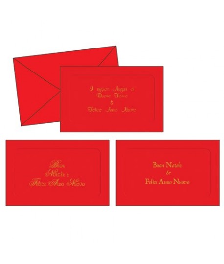 BIGLIETTO BN 9X14 LIBRO ROSSO 2030 100PZ