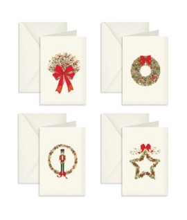 BIGLIETTO BN 12*17 NATALE S.T. 4502 12PZ