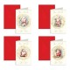 BIGLIETTO BN 12*17 BABBO NATALE 4496 12P
