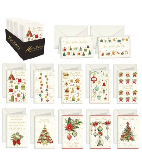 BIGLIETTO BN 9X14 DECOR 4987 120PZ