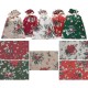 BUSTA PNP CM 35X50 XMAS FLOWER 50PZ