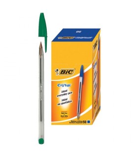 PENNA SFERA BIC CRISTAL ORIG. VERDE