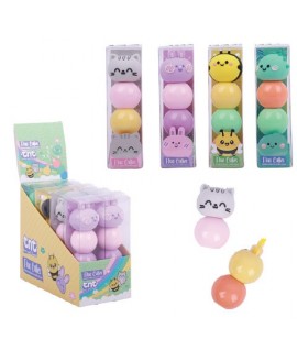 EVIDENZIATORI TNT FLUO CUTIES 4PZ