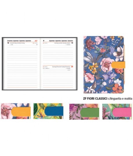 AGENDA GIORN.9X13 CB SD FIORI 118ZF