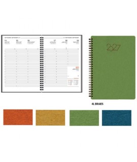 AGENDA SETTIM.17X24 CB BRAIES I374L SPIR
