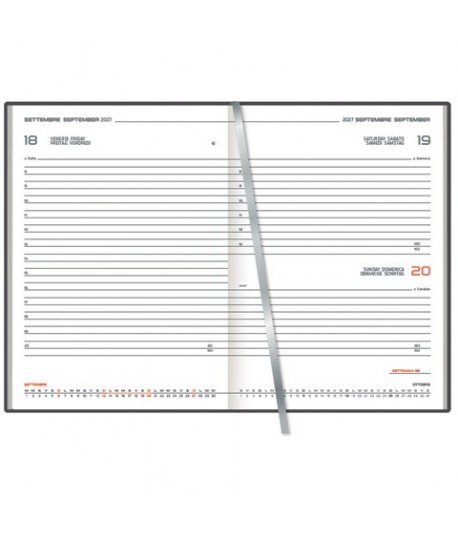 RIC.AGENDA GIORN.14X20 SD BIANCO I4051