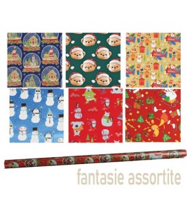 ROT.CARTA REGALO H.1X5MT NATALE BAMBINI