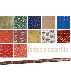 ROT.CARTA REGALO H.1X5MT NATALE ASSORT