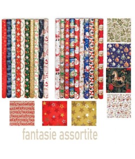 ROTOLO CARTA REGALO NATALE H.70CM 2MT