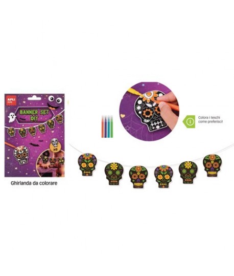 GHIRLANDA DA COLORARE HALLOWEEN A020781
