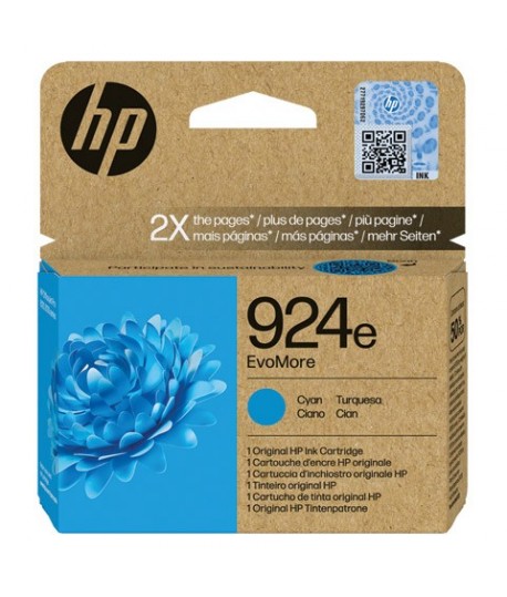 INK HP 924E H.C. CIANO 4K0U7NE 800PG