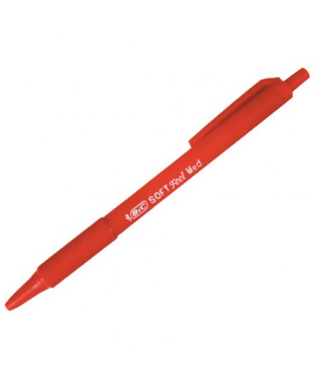 PENNA SFERA BIC SOFTFEEL CLIC ROSSO 12PZ