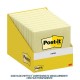 POST-IT 3M 654 MM76X76 1PZ GIALLO CANARY