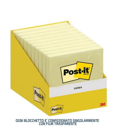 POST-IT 3M 654 MM76X76 1PZ GIALLO CANARY