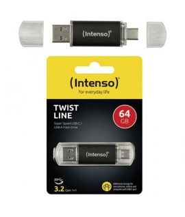 PENDRIVE TWIST LINE OTG USB A+C 64GB