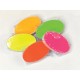 SEGNAPREZZO FLUO OVALE CM.8*12 50PZ