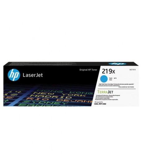 TONER HP 219X W2191X CIANO 2,5K