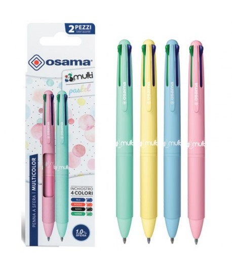 PENNA OSAMA 4MULTI 4C PASTEL 2PZ