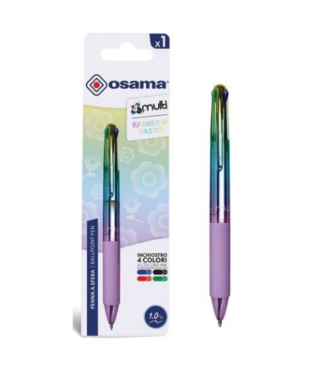 PENNA OSAMA 4MULTI 4C PASTEL RAINBOW 1PZ
