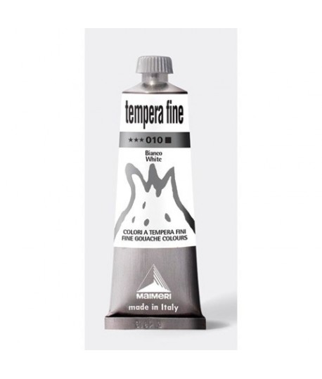 TEMPERA MAIMERI FINE 60ML BIANCO 3PZ