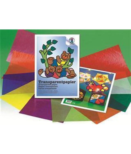 CARTA TRASPARENTE COLOR 23X33 10FF