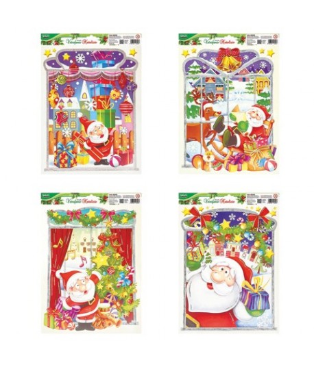 VETROFANIA NATALE LEBEZ 82092 COLOR.MAXI