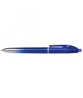 PENNA SFERA BIC 4 COLORI SMOOTH BLU