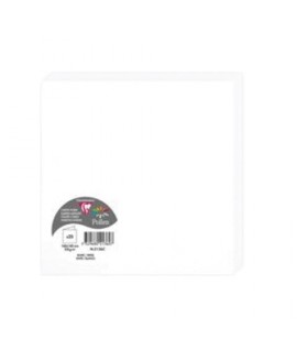 BIGLIETTO DOPP POLLEN 160X160 BIANCO 25P