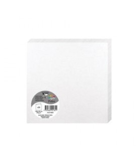 BIGLIETTO DOPP POLLEN 160X160 BIANCO 25P