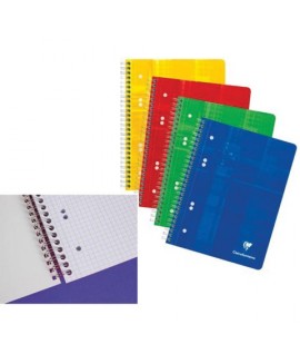 QUADERNO CLAIR SPIR+FORI A5 90G 5MM 50FF