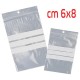 SACCHETTO ZIP SCRIVIBILE 6X8 100PZ