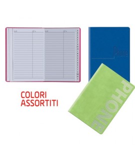 RUBRICA TELEFONICA 9X13 549TF/ZX ASSORT