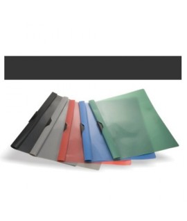 CARTELLINA C/CLIP 30FF A4 NERO 6PZ