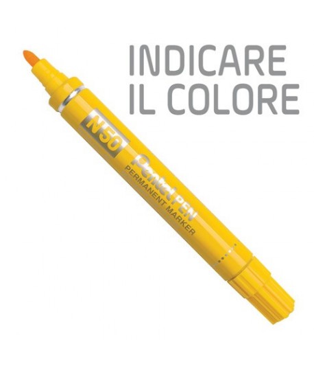 MARCATORE PENTEL PEN N50 PT 12PZ COLORAT