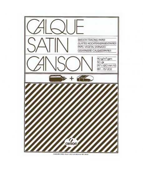 CARTA LUCIDA CANSON 757202 90G A3 50FF