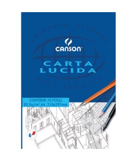 CARTA LUCIDA CANSON 80G A4 10 FF